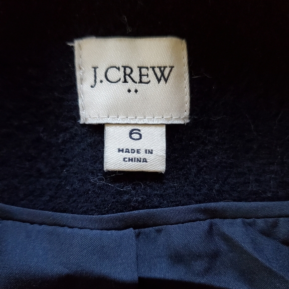 J. Crew Factory Midnight Pea Coat - Picture 5 of 9